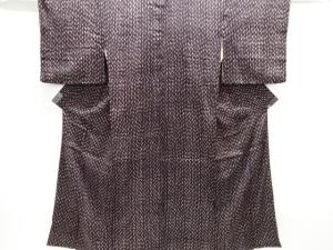 大正ロマン　錦紗縞模様着物